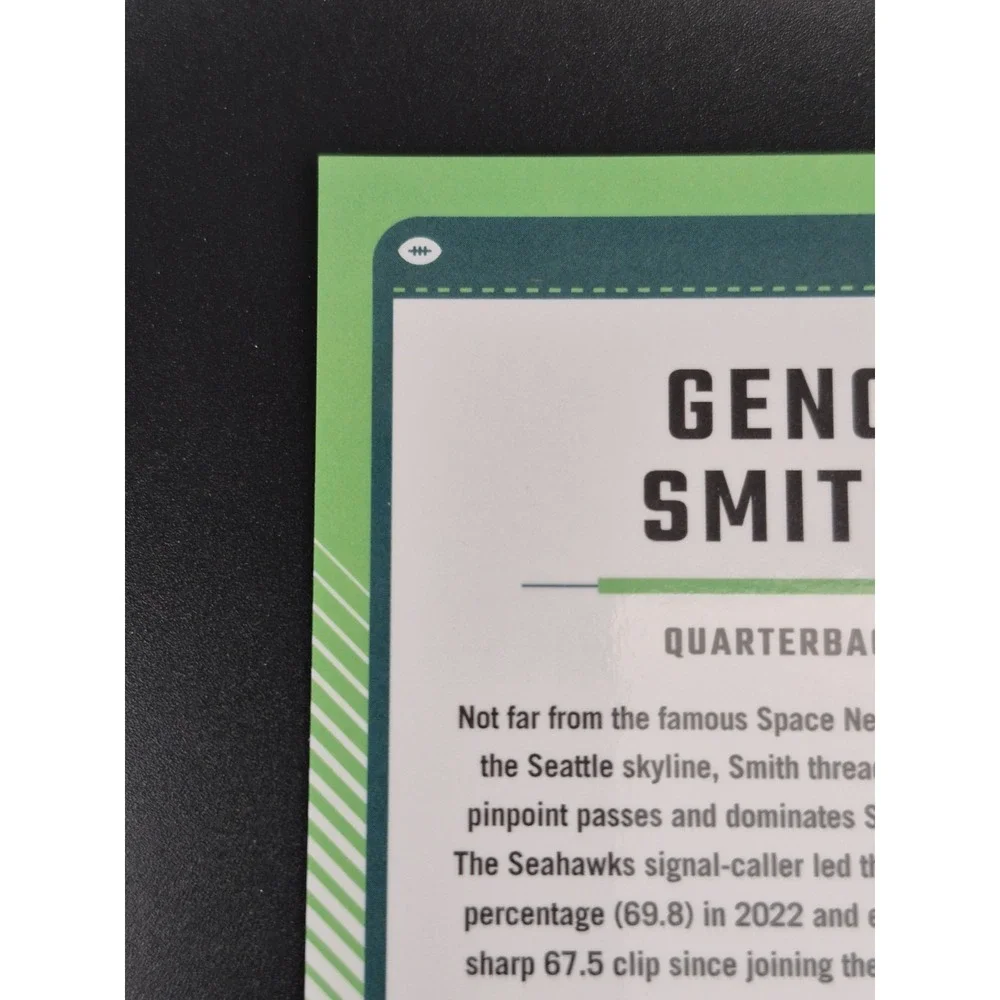 2024 Panini Donruss Optic Geno Smith #177 Pink Velocity /80 Seattle Seahawks